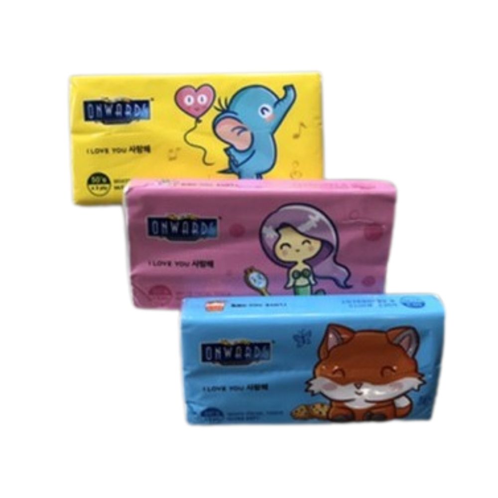 ONWARDS FACIAL TISSUE U/SOFT 3PLY 3*50S_0