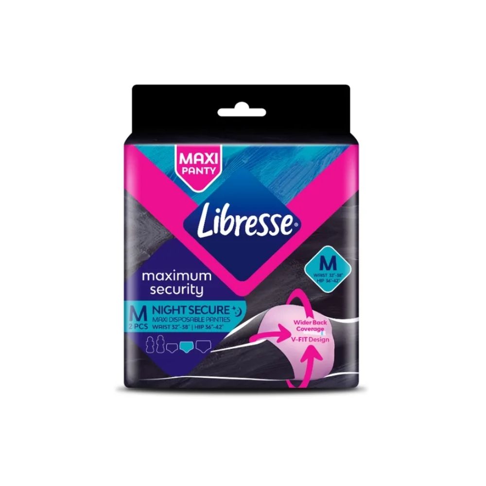 LIBRESSE MAXIMUM SECURITY PANTIES M 2PADS_0