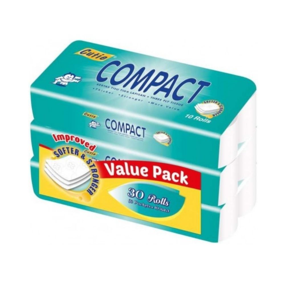 CUTIE COMPACT TISSUE PAPER 3*10 ROLLS_0