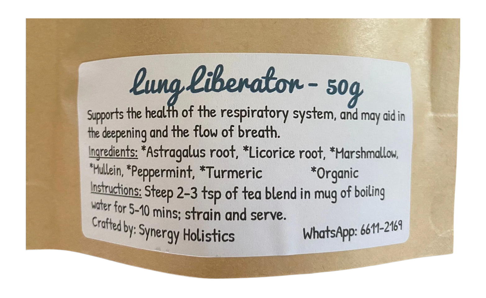 Lung Liberator Herbal Blend 25g / Mezcla Herbal Lung Liberator 25g_1