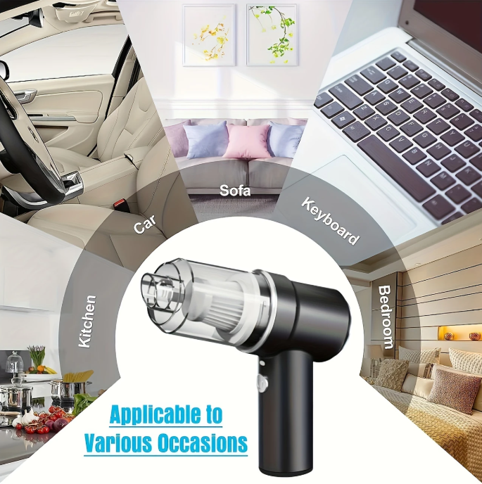Rechargeable Cordless Car Vacuum Cleaner 9000PA_2