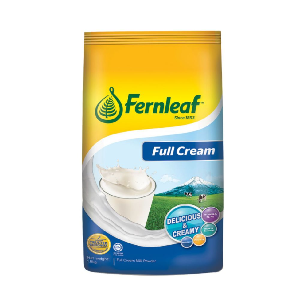 FERNLEAF FULL CREAM MILK POWDER 900G BAG_0
