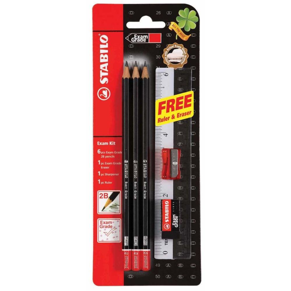 STABILO 288BL6S1 EXAM GRADE 2B PENCILS 6S_0