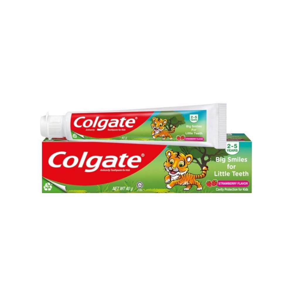 COLGATE KIDS TIGER TOOTHPASTE S/BERRY 40G_0