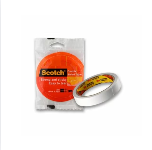 SCOTCH DOUBLE SIDED TAPE 18MM_0