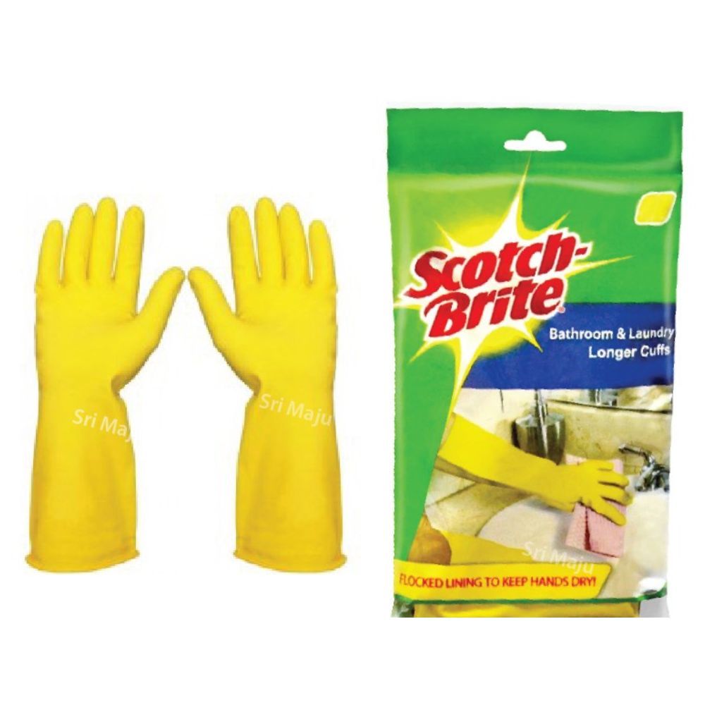 3M SCOTCH-BRITE GLOVES M LONG CUFF 1PCS_0