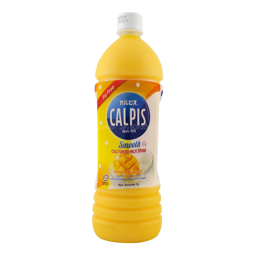 CALPIS SMOOTH MILK DRINK MANGO 1L BOT_0