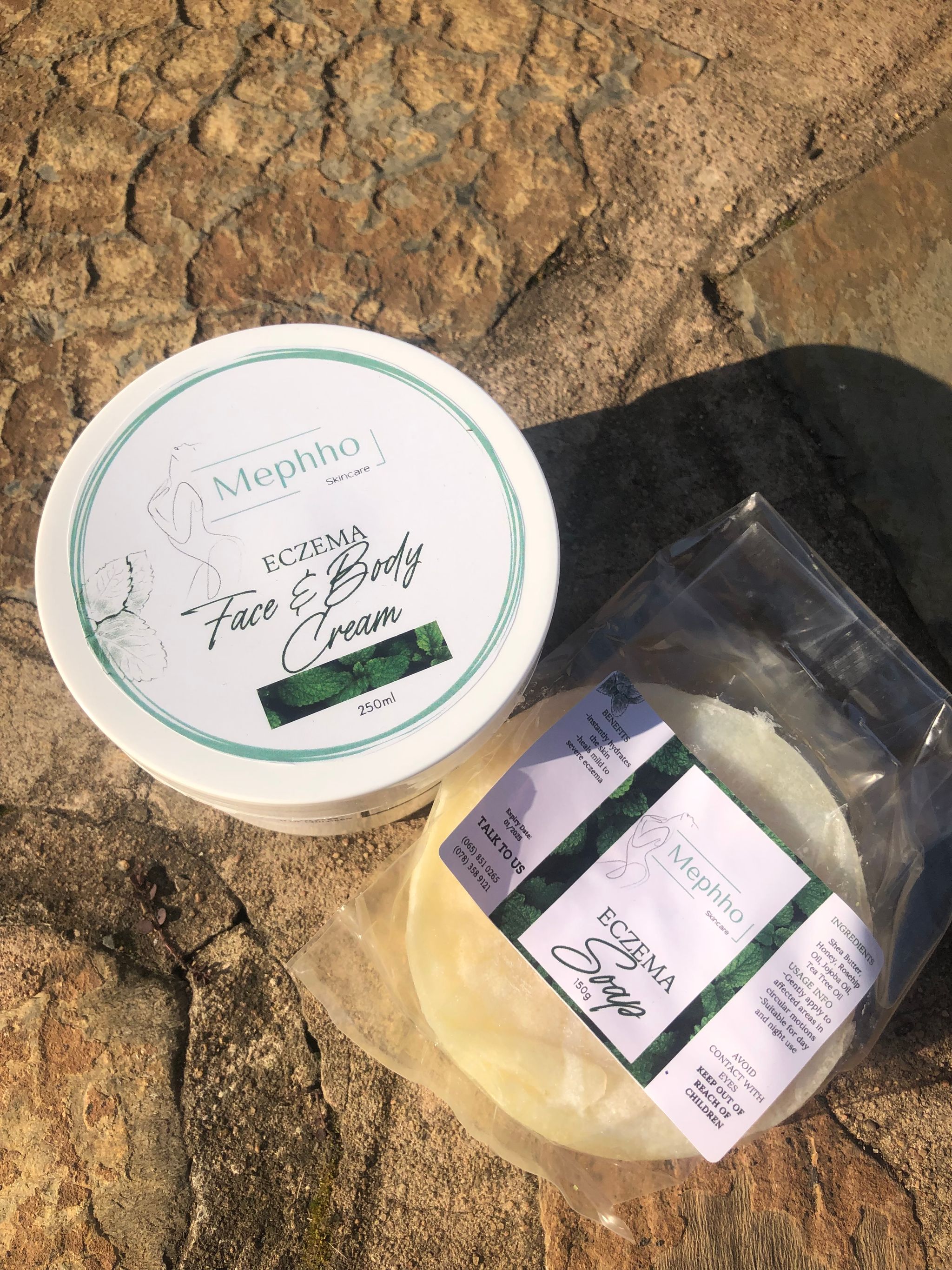 Eczema Combo for Sensitive Skin (140g soap + 250ml cream)_0