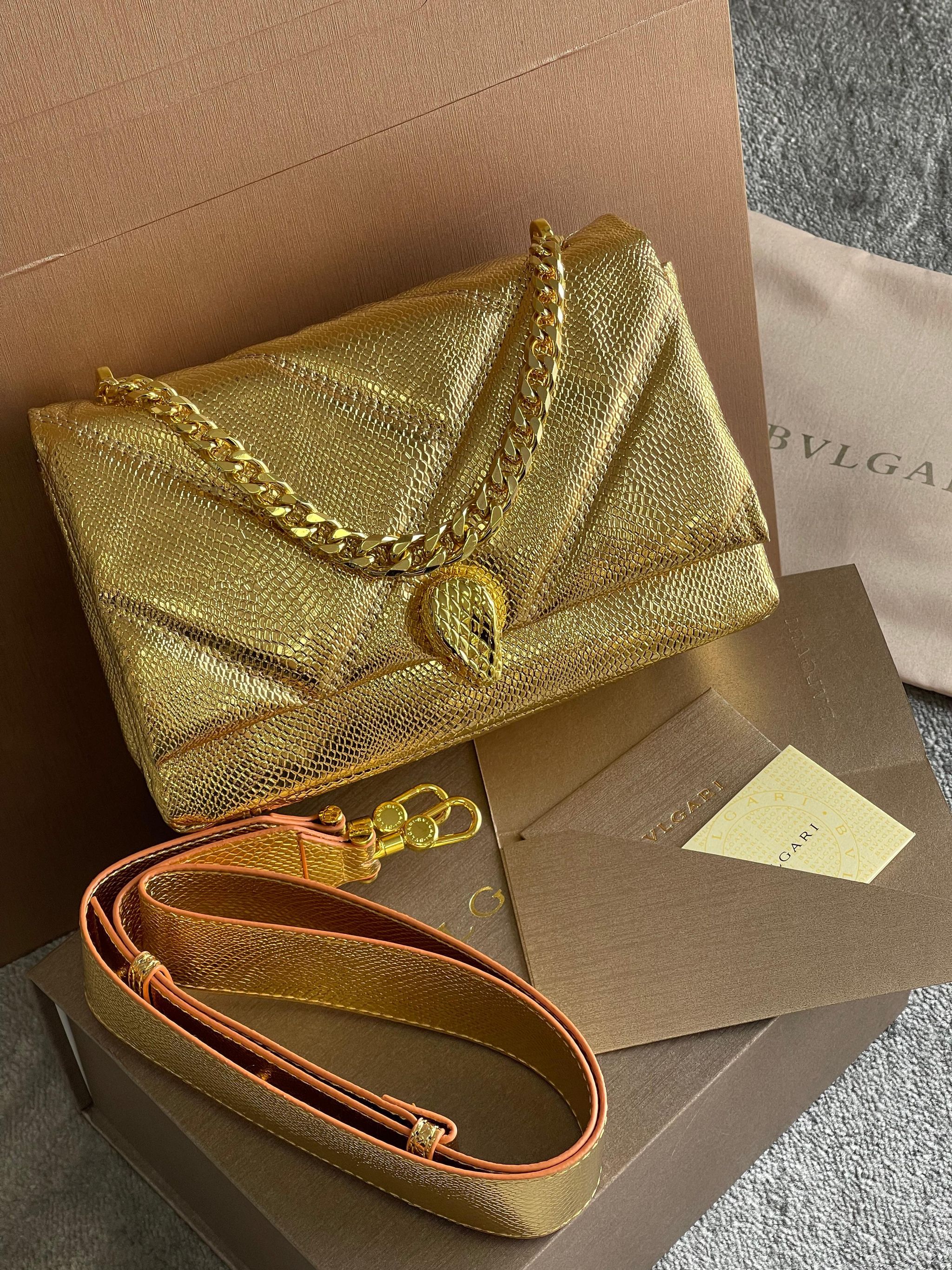 BVLGARI BAG - GOLD_0