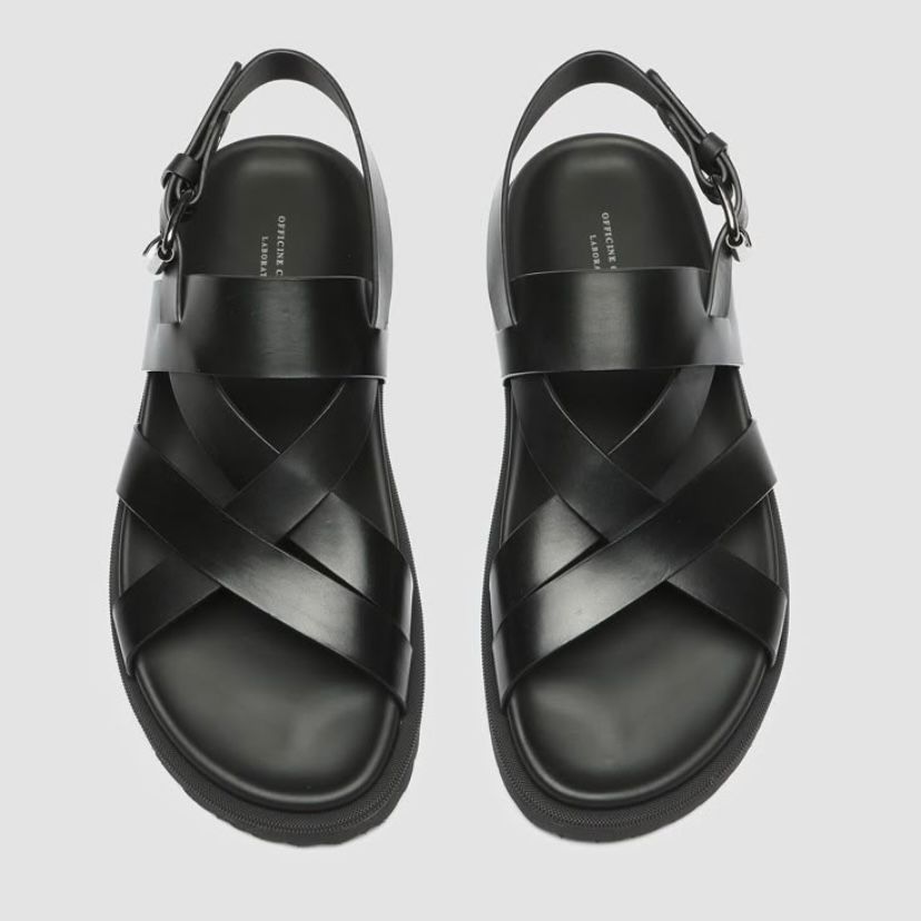 Men’s Leather House Slippers_0
