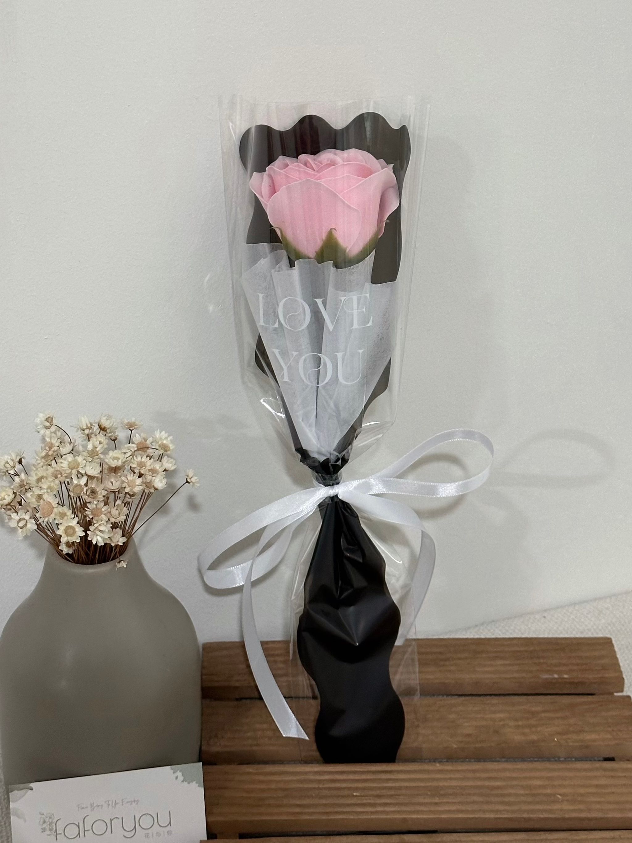 1 Stalk Soap Rose Bouquet (1SRS001)_2