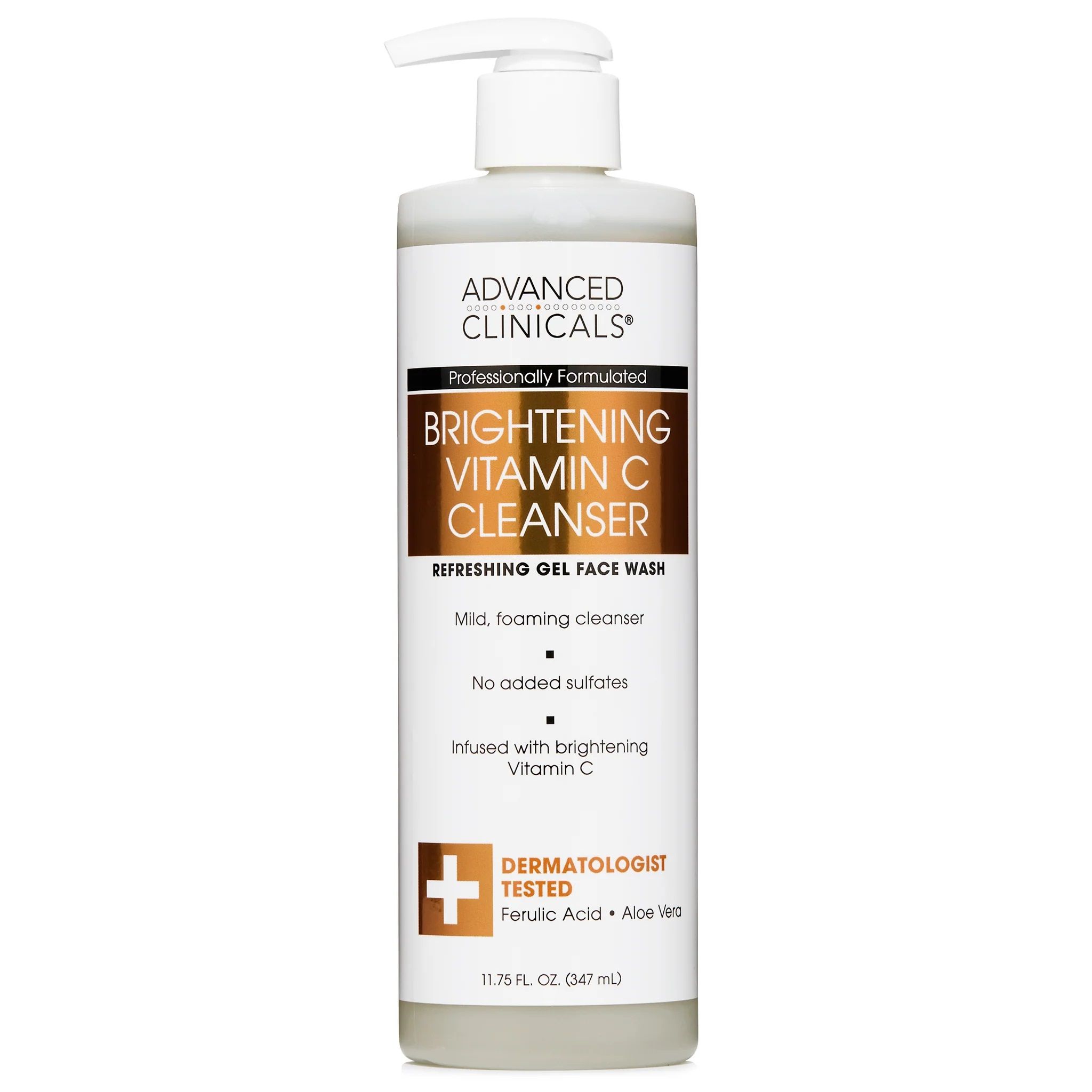 Advanced Clinicals Nettoyant à la Vitamine C Peau Terne 345 ml_0