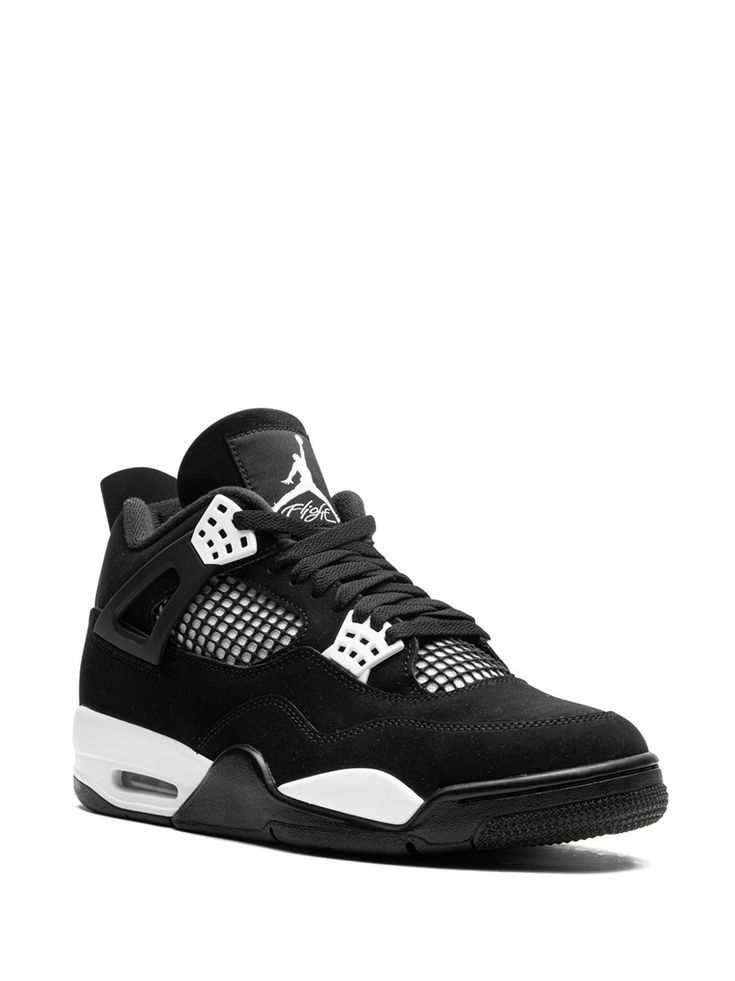 Jordan 4 - black /white_0