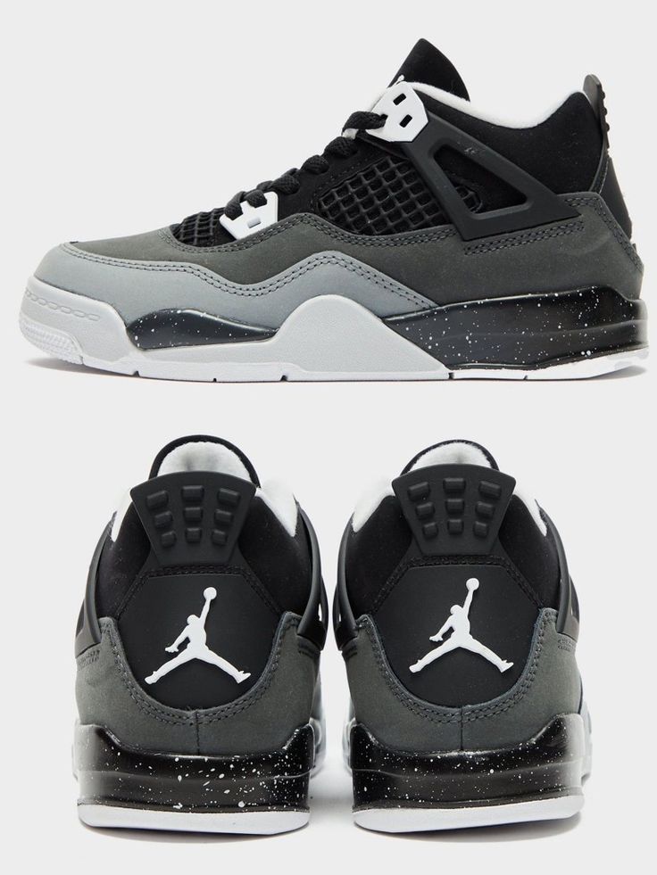 Jordan 4 - black /white/gray_1