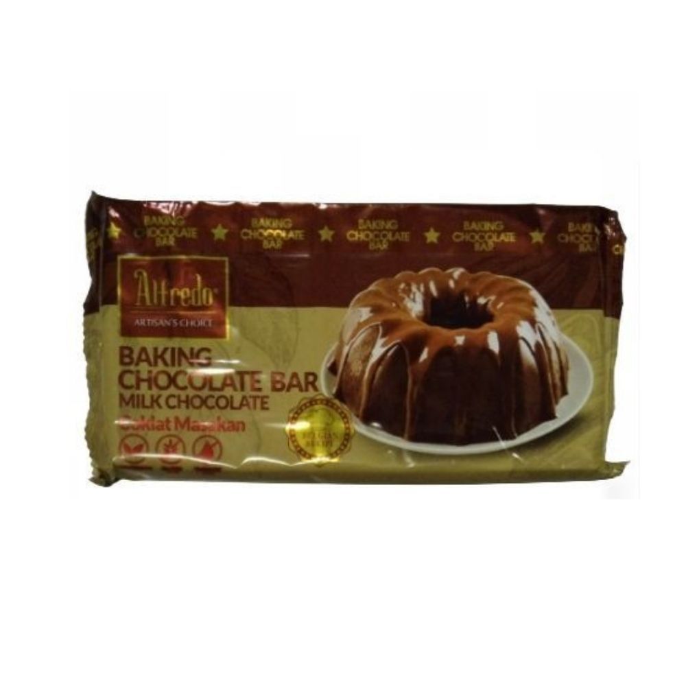 ALFREDO BAKING CHOCOLATE BAR MILK 200G_0