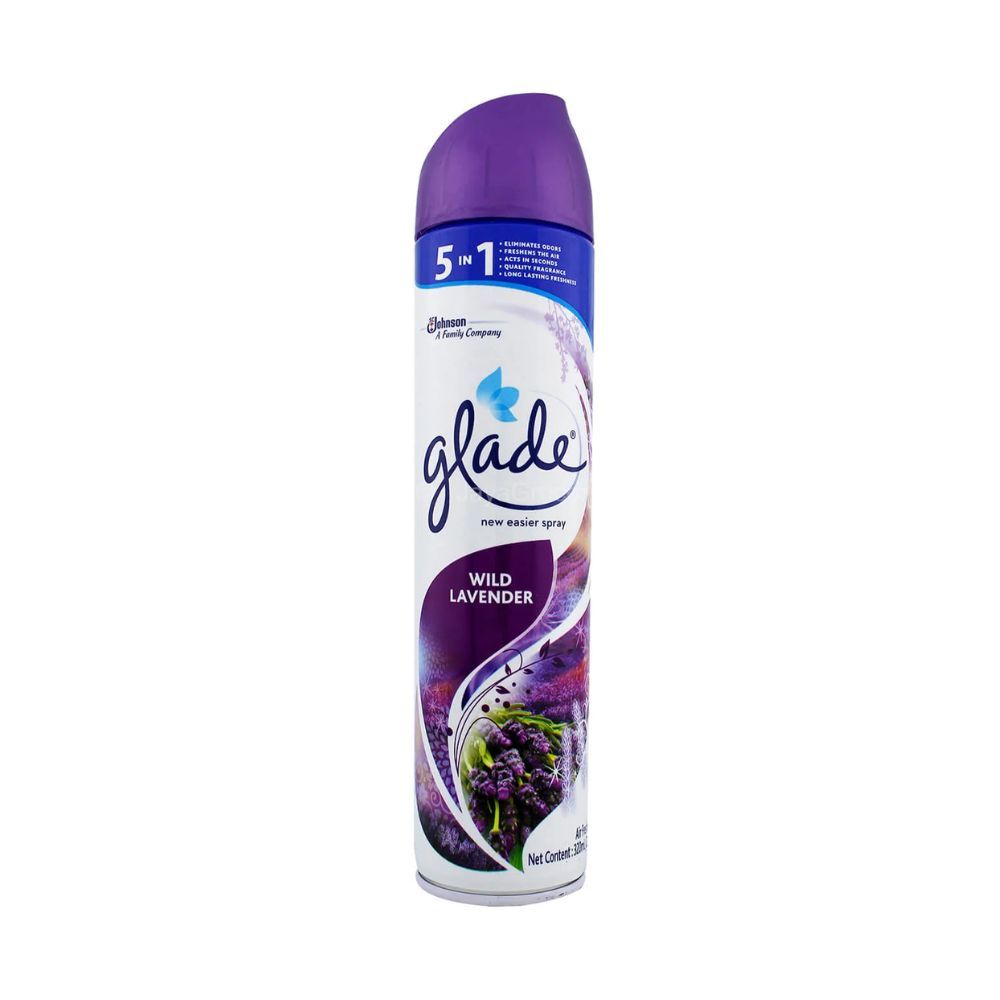GLADE AIR FRESHENER WILD LAVENDER 320ML_0