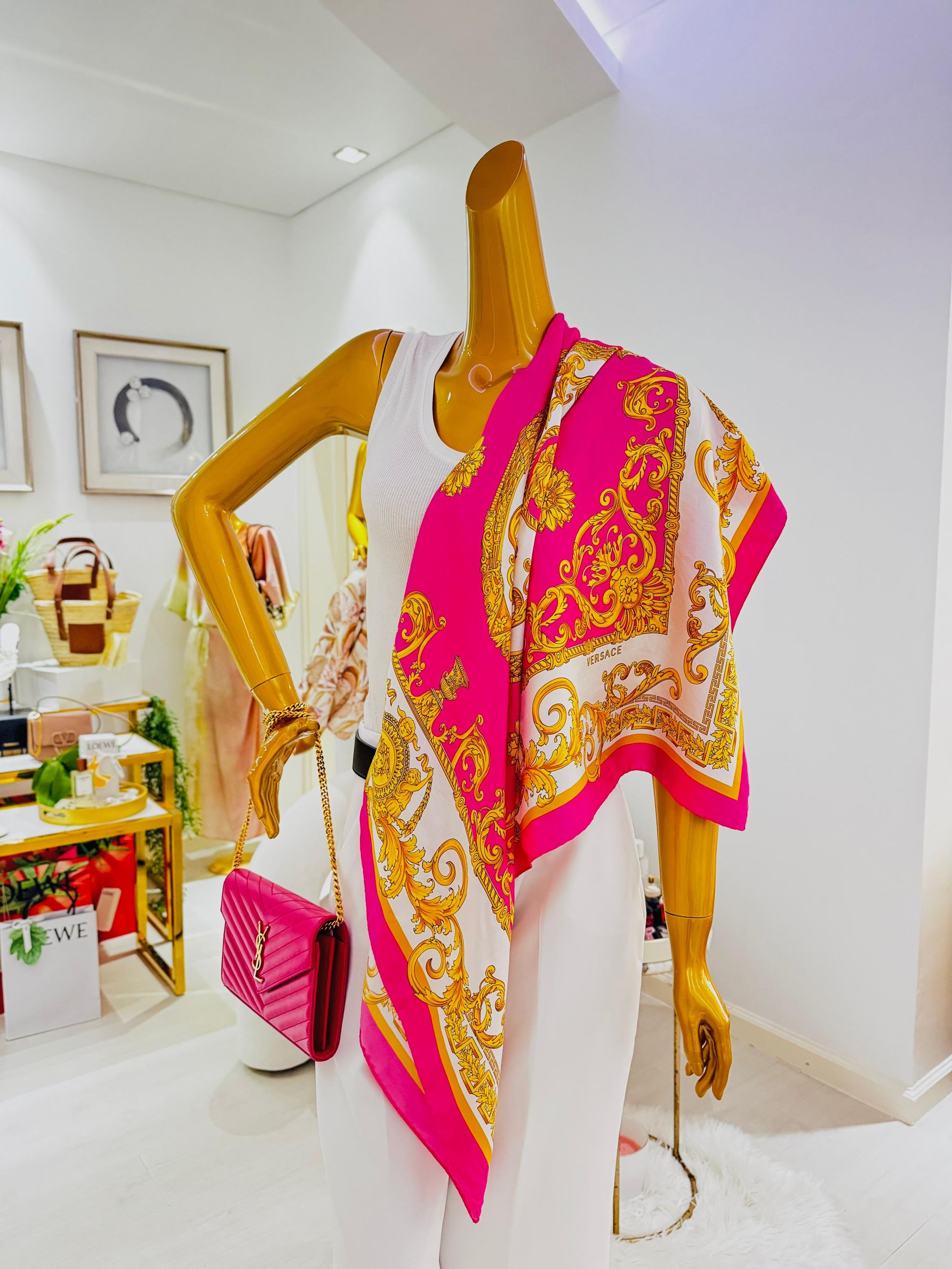 Lenço Versace - Pink_0