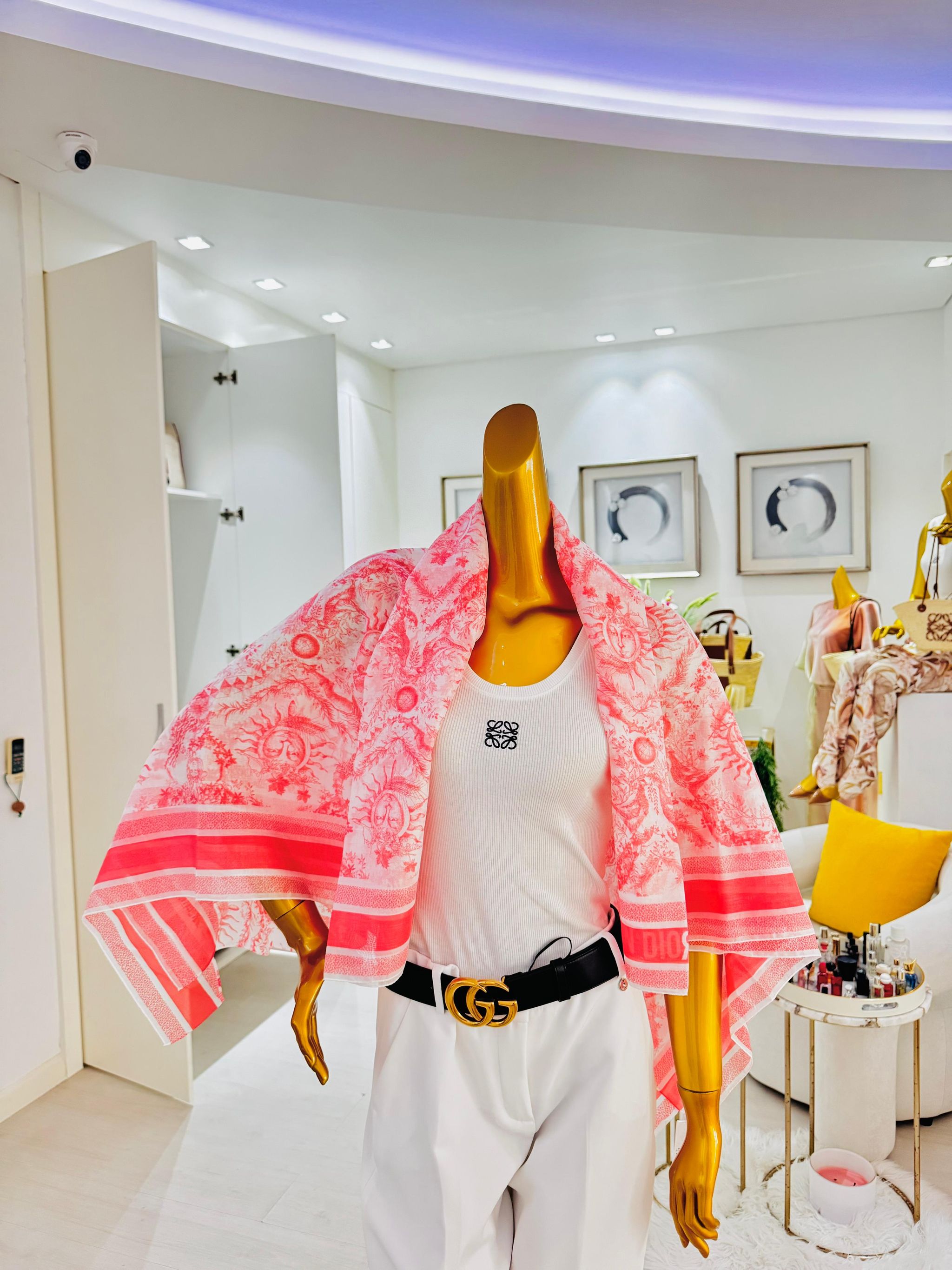 Lenço Dior - toulle de jouy _1