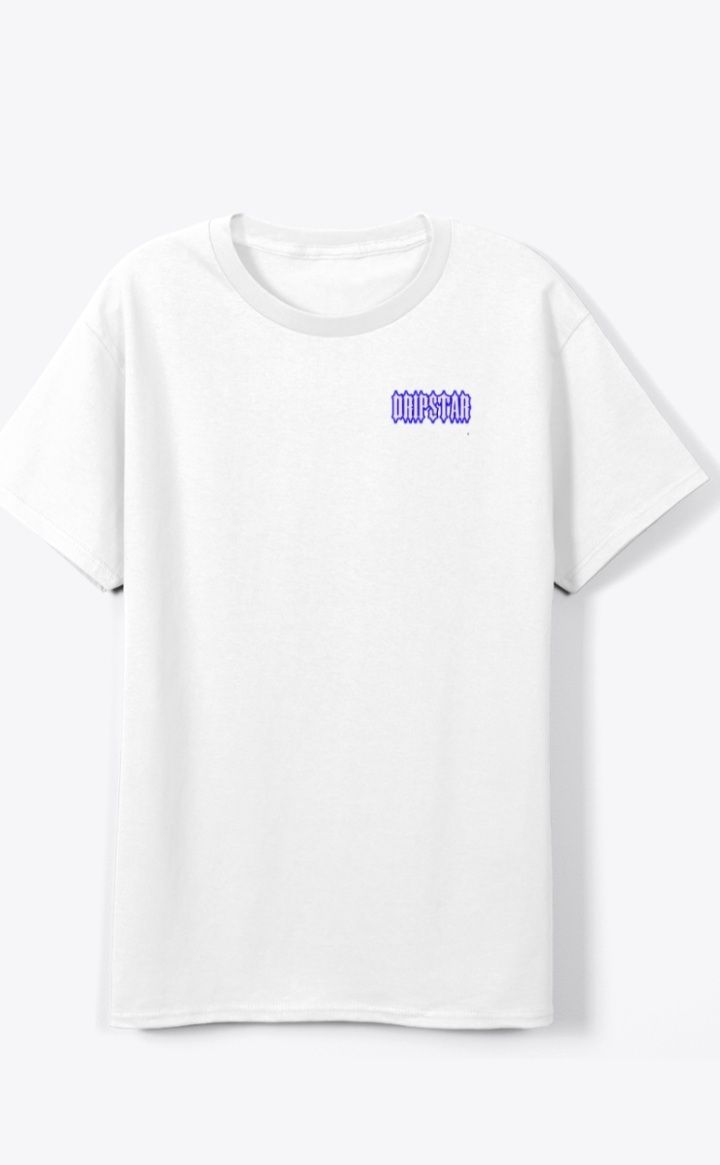 Dripstar signature Tee- white_2