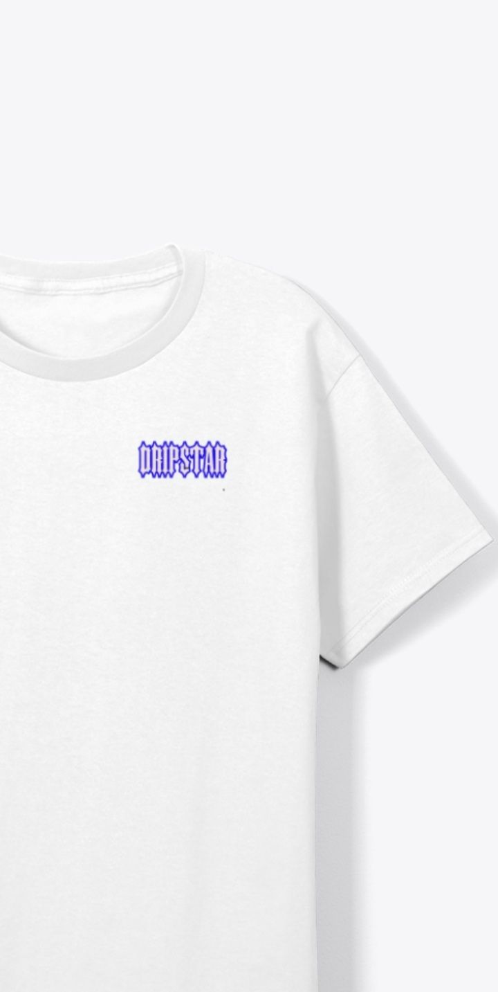Dripstar signature Tee- white_1