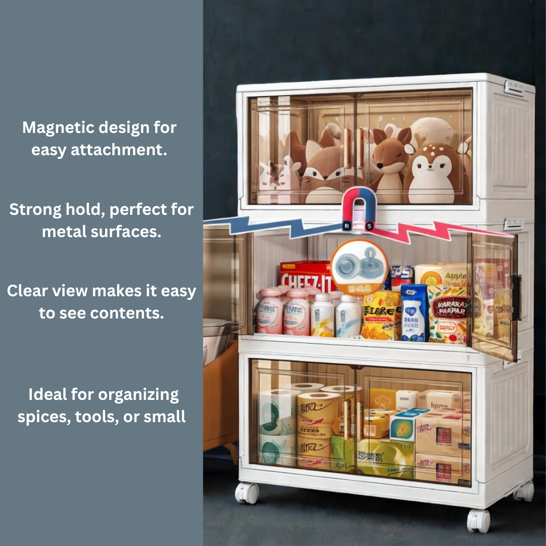 FOLDABLE MULTI STORAGE CABINET - 70 CM (KABINET BOLEH LIPAT)_5