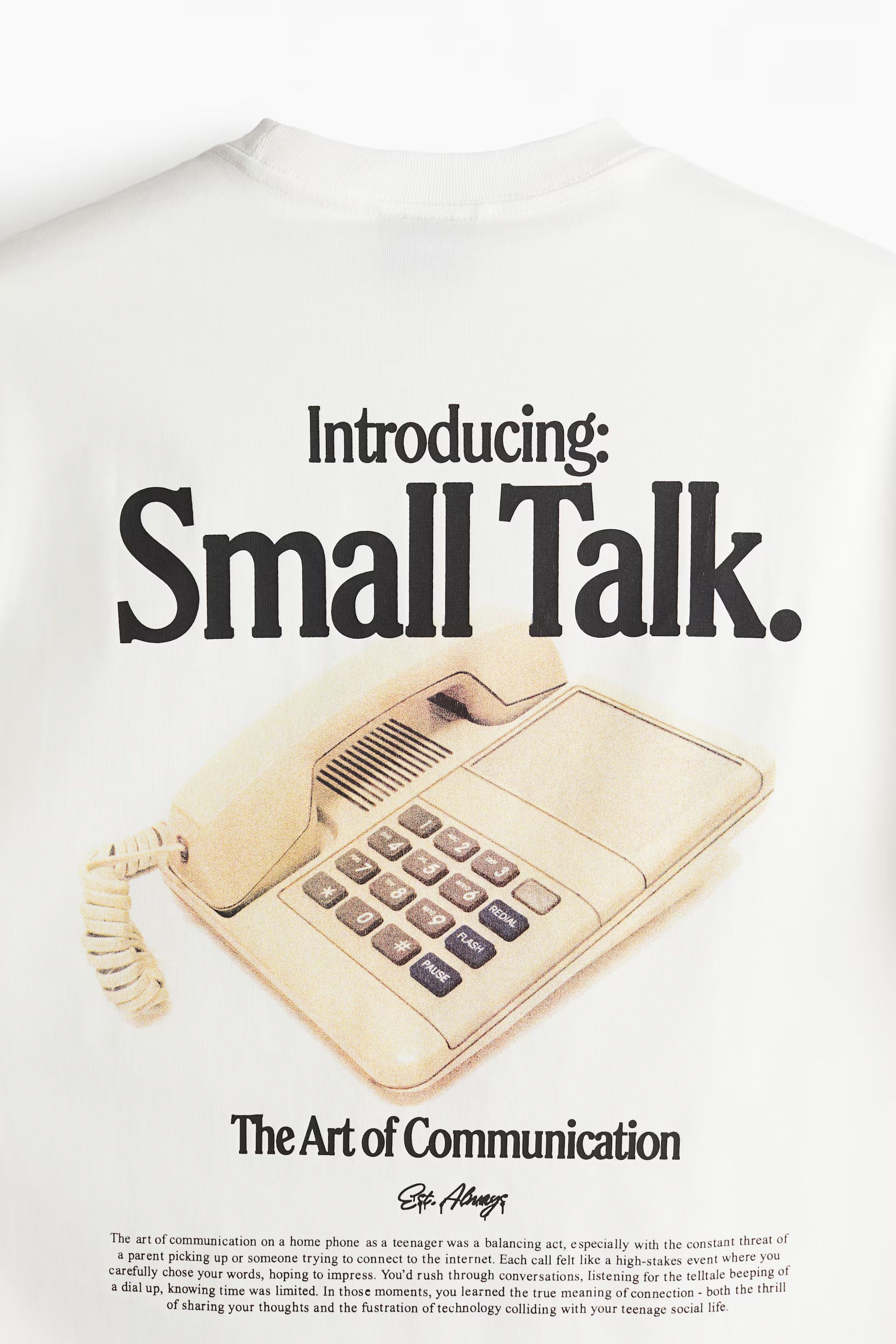 T-Shirt Imprimé Small Talk_1