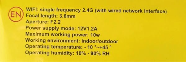 Andowl Q-SX010 4K 24Hour Outdoor Smart Monitoring Wireless IP Camera (10007130)_3