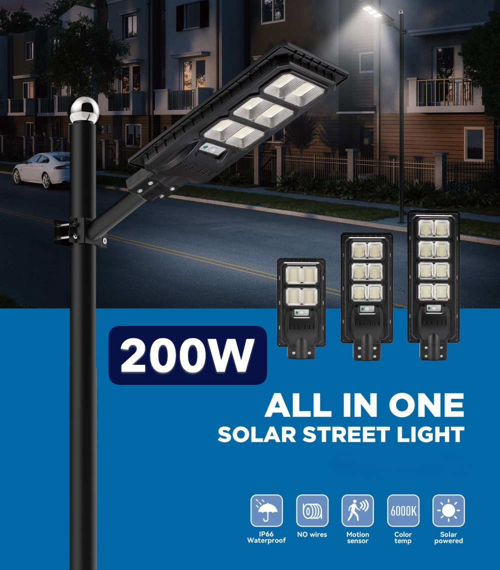 Solar LED Streetlight - 200W_0
