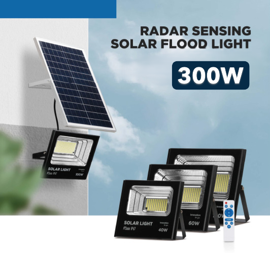 Solar LED Floodlight - 300W_0