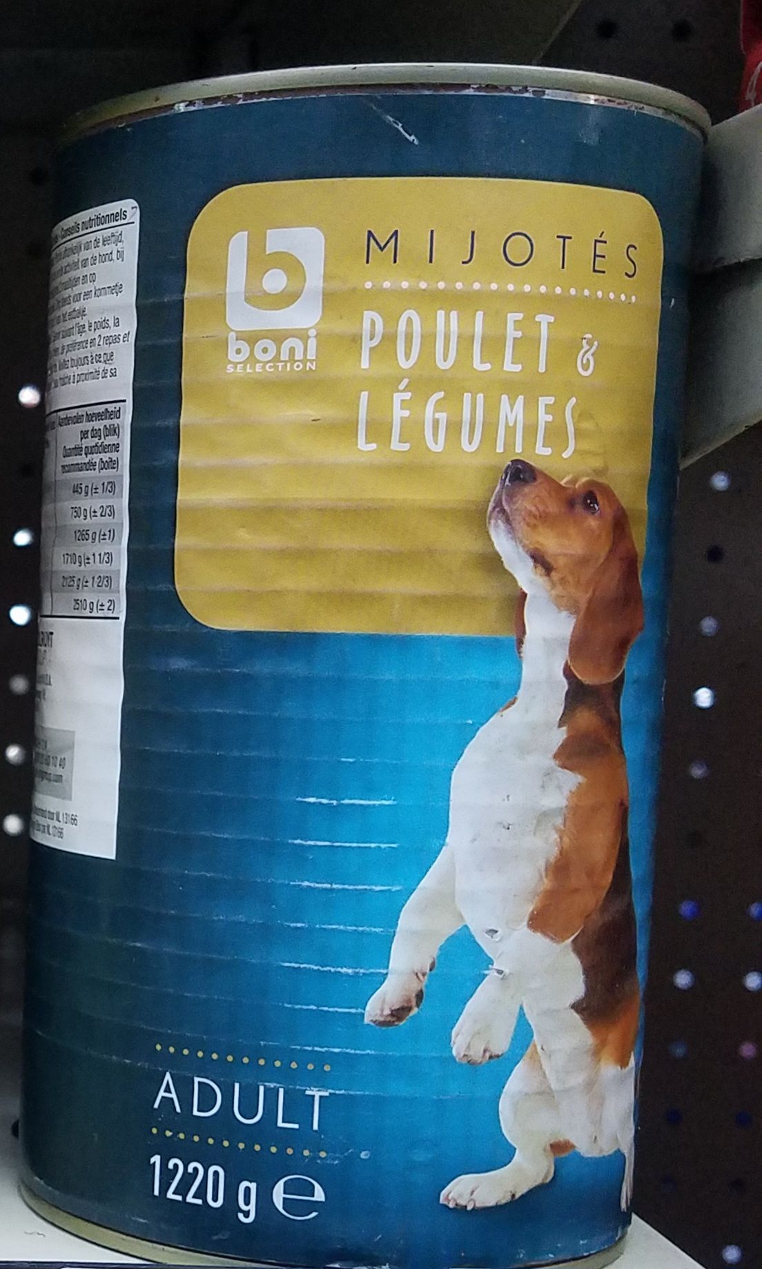 Boni Sel Chien Poulet & Legumes 1220gr_0