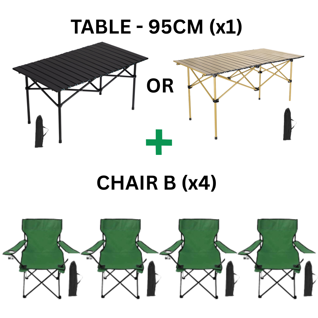 CAMPING SET CHAIR TABLE (4 PAX) (SET KERUSI BERKELAH)_13