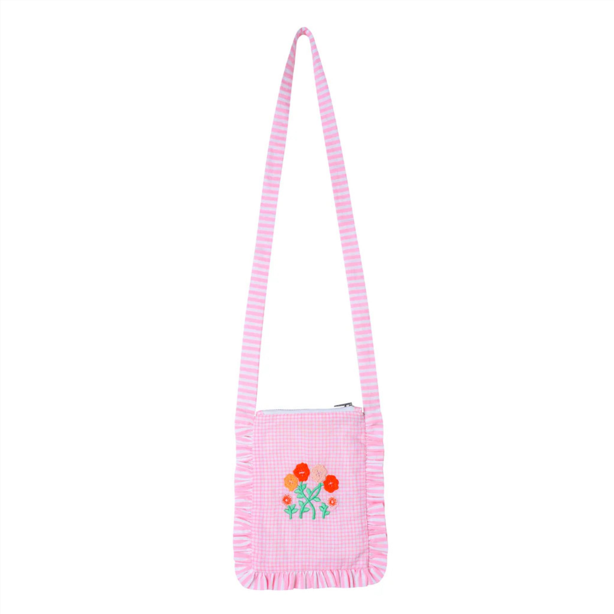 *Pre-order* Cotton Crossover Bag (Mini Vichy)_2