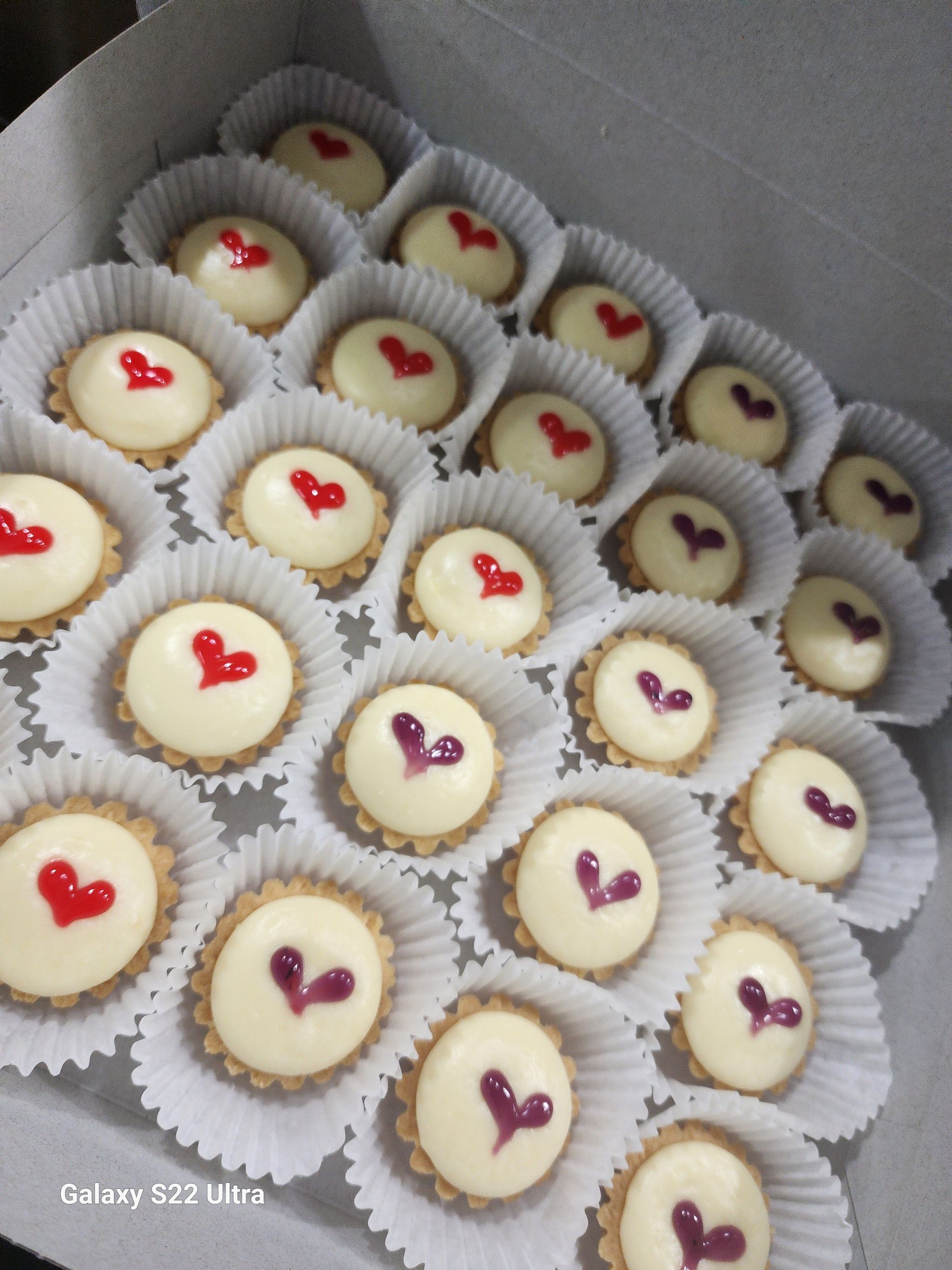 Cheese Tart 25pcs ( Blueberry & Strawberry)_0