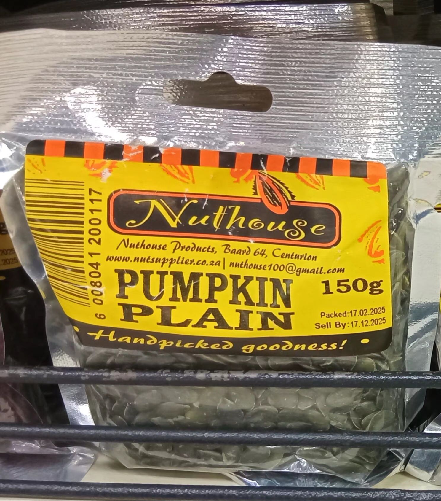 Nuthouse Pumpkin Plain 150gr_0