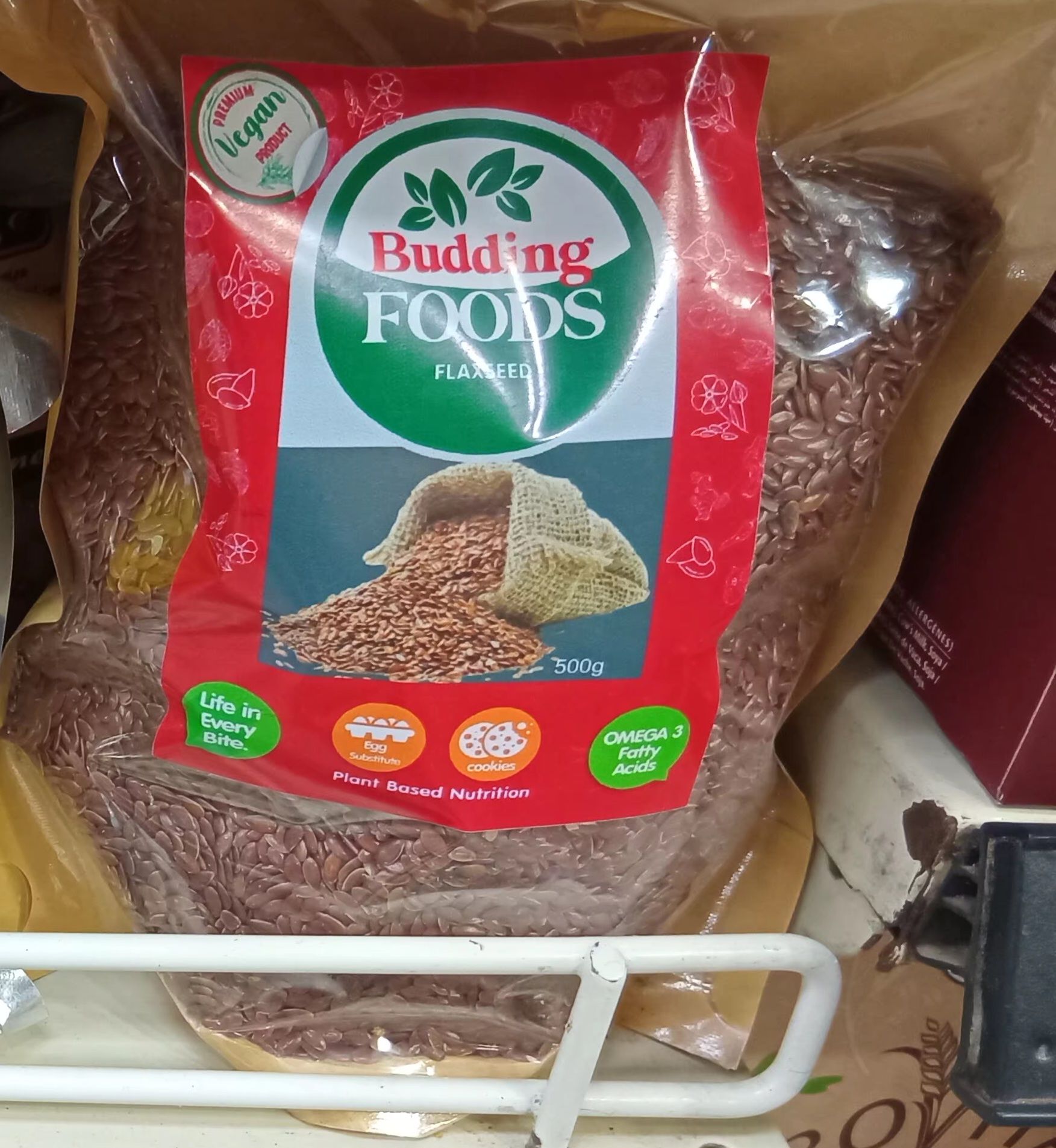 Budding Foods Flaxseed 500gr_0