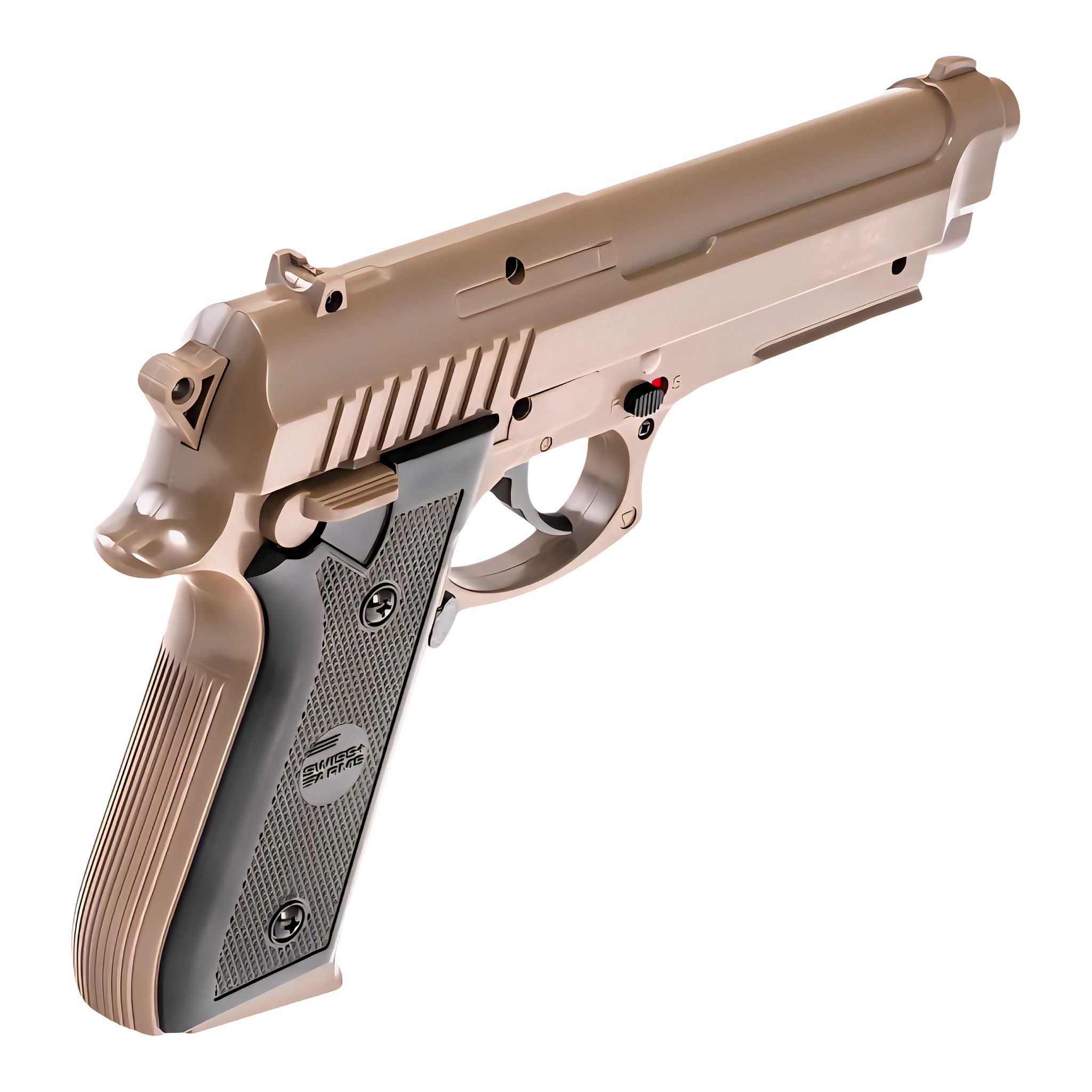 Swiss Arms Beretta PT92 Tan Semi Auto (2.5 Joules)_2