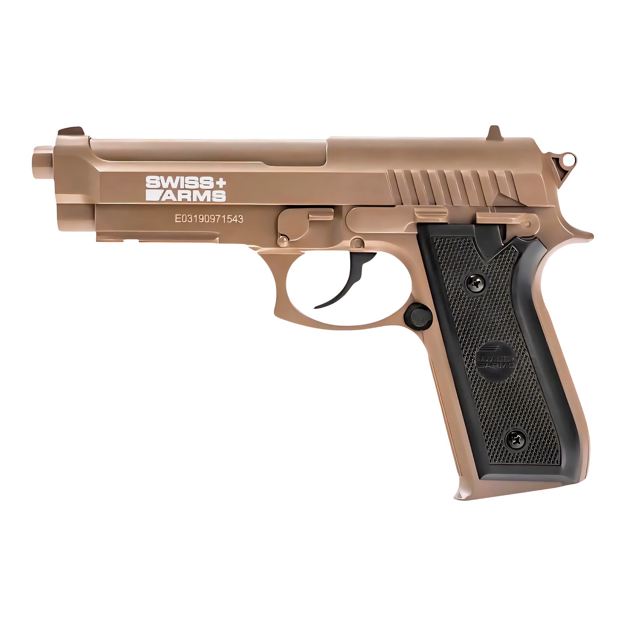 Swiss Arms Beretta PT92 Tan Semi Auto (2.5 Joules)_0