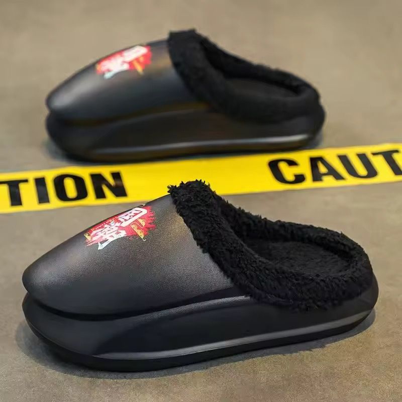 Soft Cozy Plush Slippers Fashion High Quality Winter Warm Comfortable Soft Sole Slippers Furry Warm Sandals Slipper_2