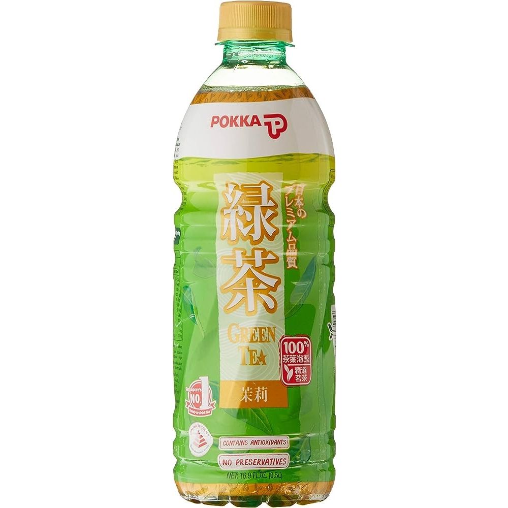 POKKA  JASMINE GREEN TEA 500ML_0