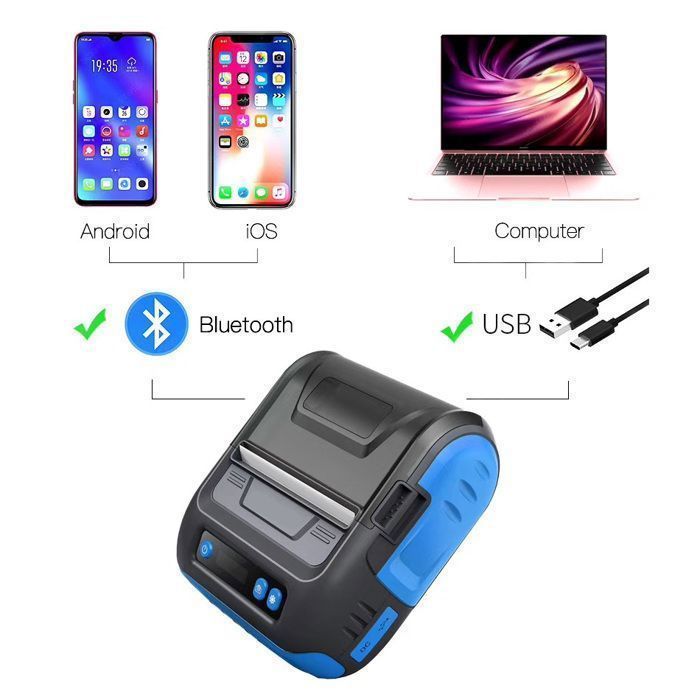 WDLink imprimante de Ticket Portable WD8008_1
