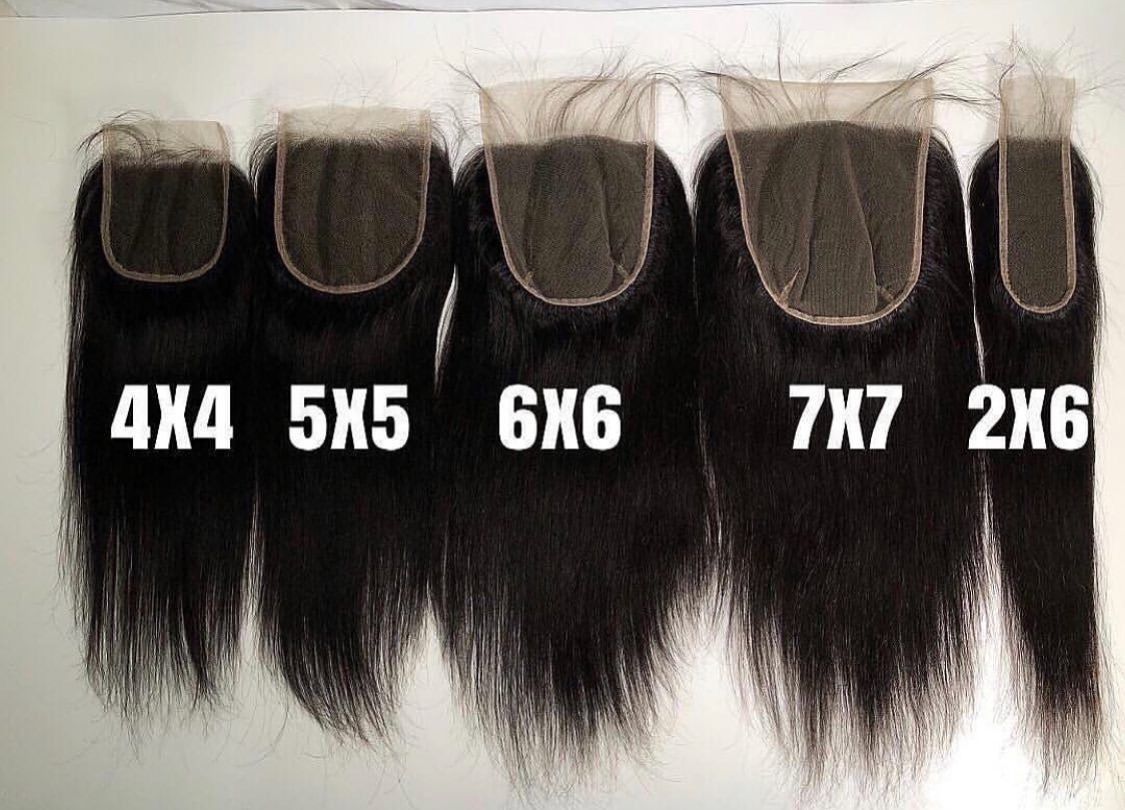 Raw hair closure lace HD 2x6 4x4 5x5 6x6 7x7_0