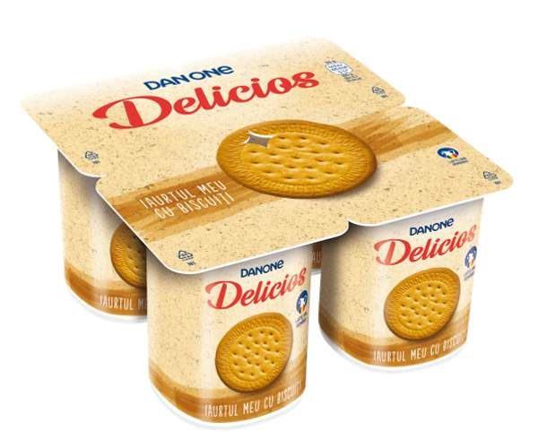 Iaurt biscuiti 125 g, Danone delicios_0