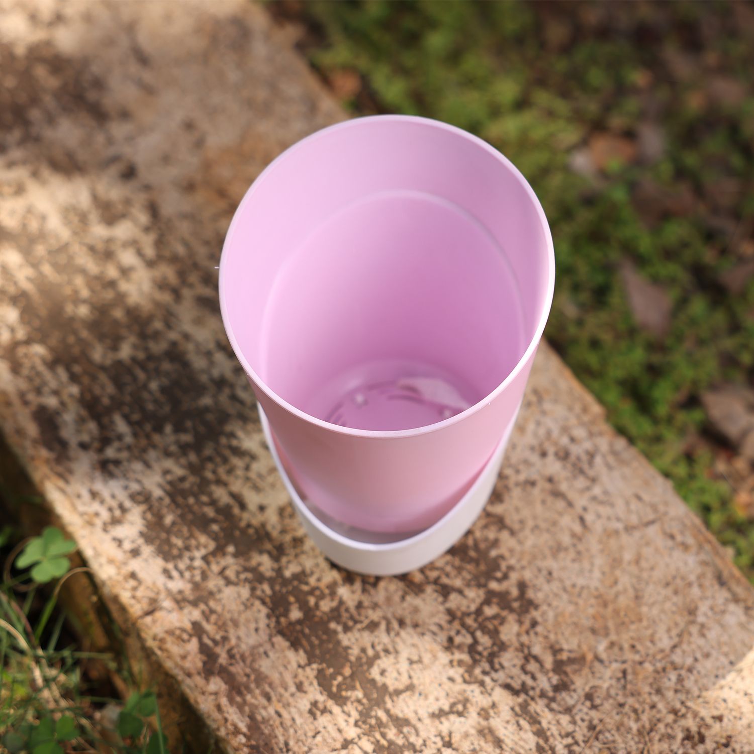 Pastel Pink Atlantis Self Water Pots | Pack of 2_2