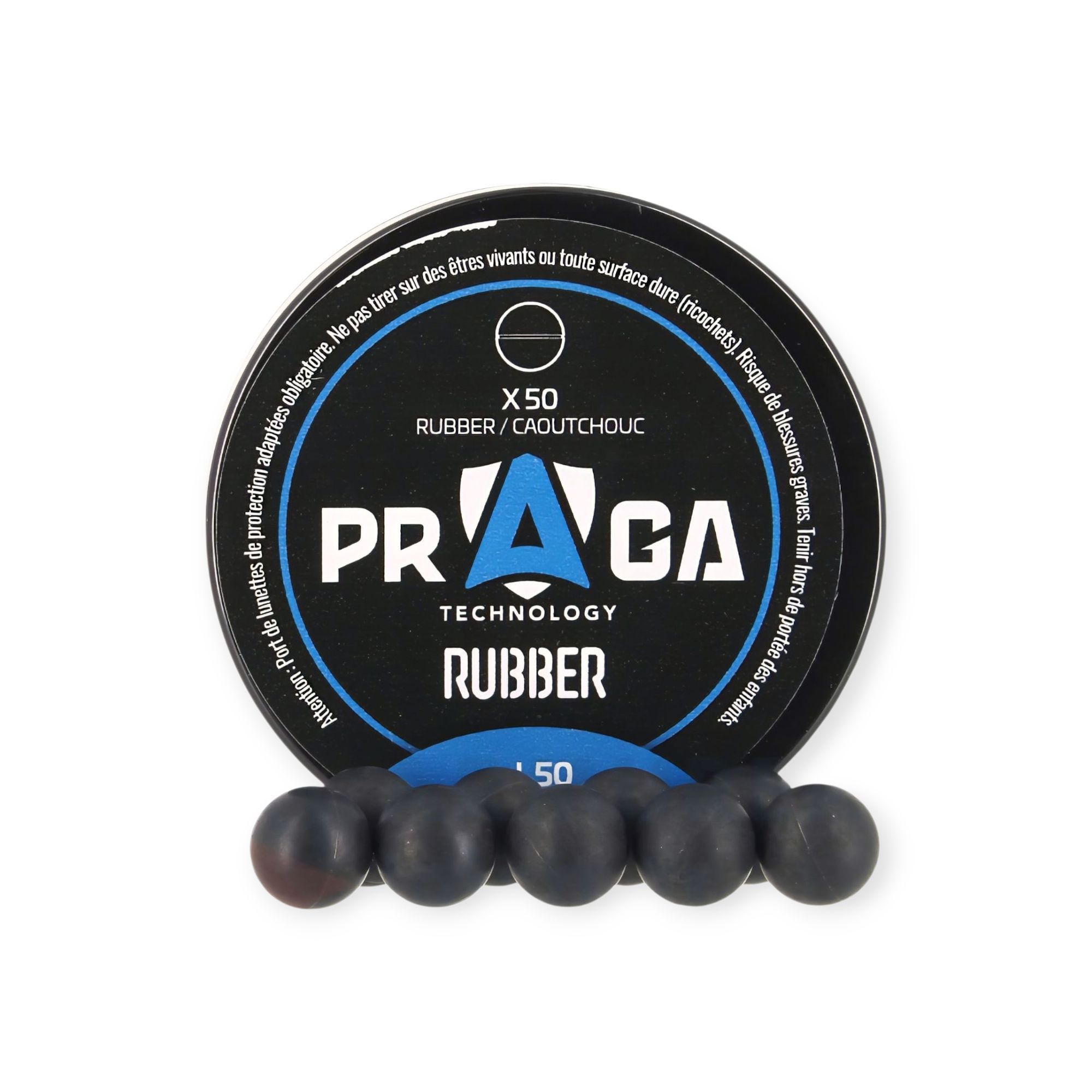 Billes Praga Caoutchouc Cal .50 (x50)_0