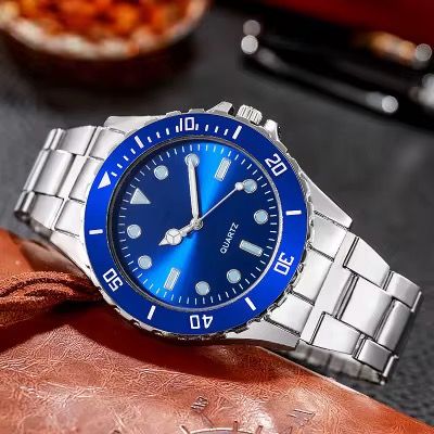 Fashion Men's Business Steel Band Watch Men's Quartz Watch_2