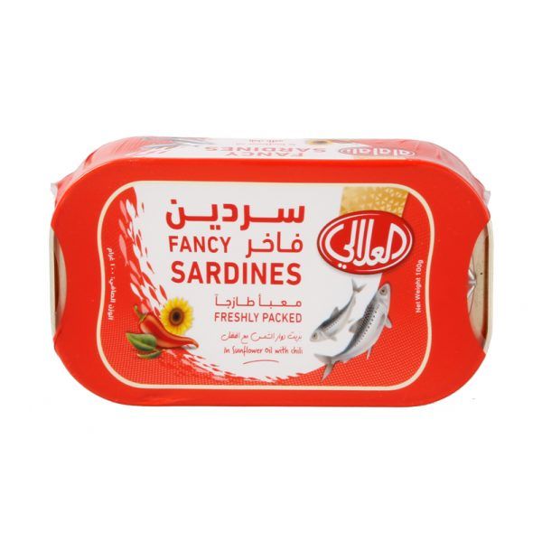 العلالي سردين بالزيت النباتي والفلفل 70غم_0