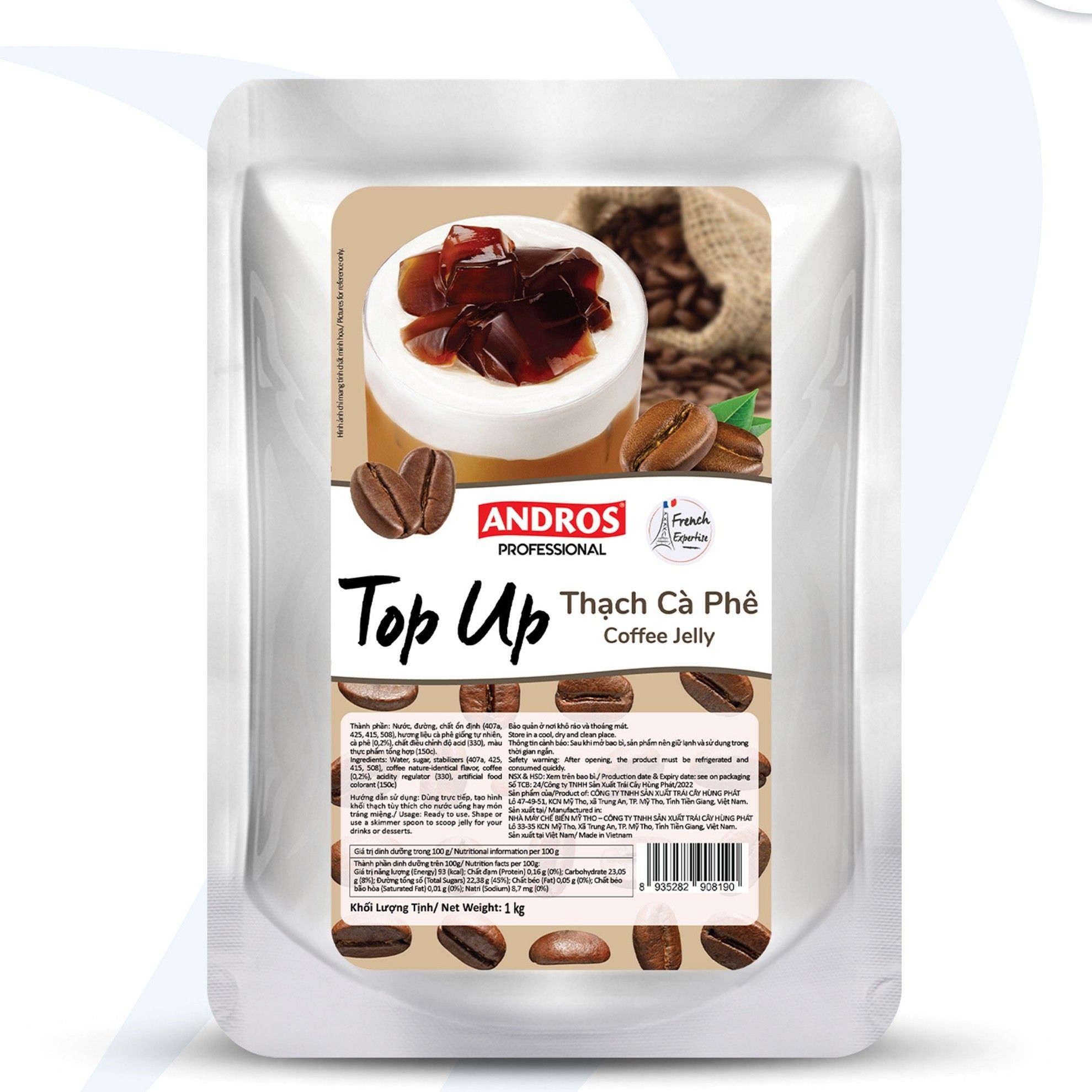 Andros Coffee Top Up Jelly 1kg_0