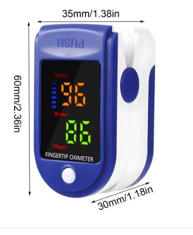 LK87 Portable Fingertip Oximeter - Pulse - Blood Oxygen Saturation Monitor with Lcd Monitor (10003745)_1