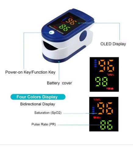 LK87 Portable Fingertip Oximeter - Pulse - Blood Oxygen Saturation Monitor with Lcd Monitor (10003745)_4