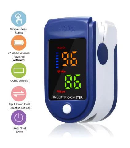 LK87 Portable Fingertip Oximeter - Pulse - Blood Oxygen Saturation Monitor with Lcd Monitor (10003745)_0